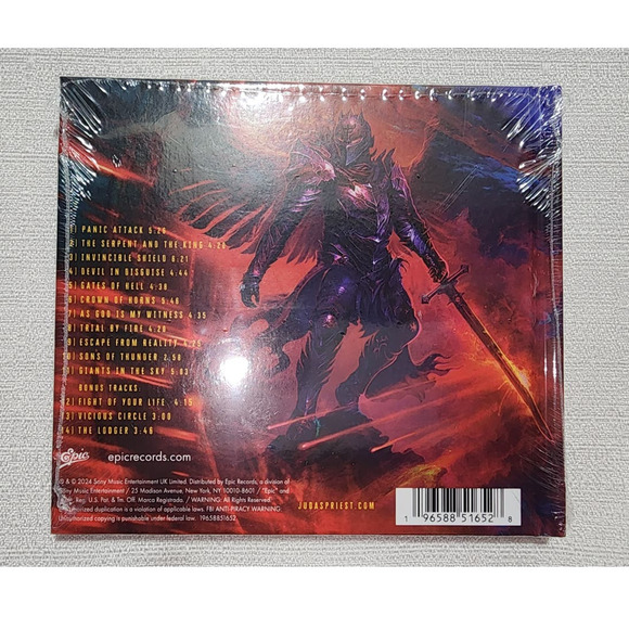 Judas Priest Invincible Shield CD with bonus tracks - Picture 4 of 7